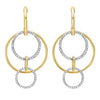 Cutout Circle Diamond Earrings In 14K Yellow Gold (1/2 Ct. Tw.)