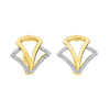 Diamond Geometric Earrings In 14K Yellow Gold (1/8 Ct. Tw.)