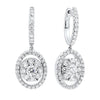 Diamond Drop Round Earrings In 14K White Gold (1/2 Ct. Tw.)