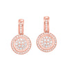 14KT ROSE GOLD DIAMOND (1/4CTW) EARRING