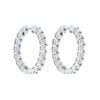 14KT WHITE GOLD DIAMOND (3CTW) EARRING