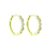 14KT YELLOW GOLD DIAMOND (1/6CTW) EARRING