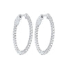 14KT WHITE GOLD DIAMOND (1CTW) EARRING