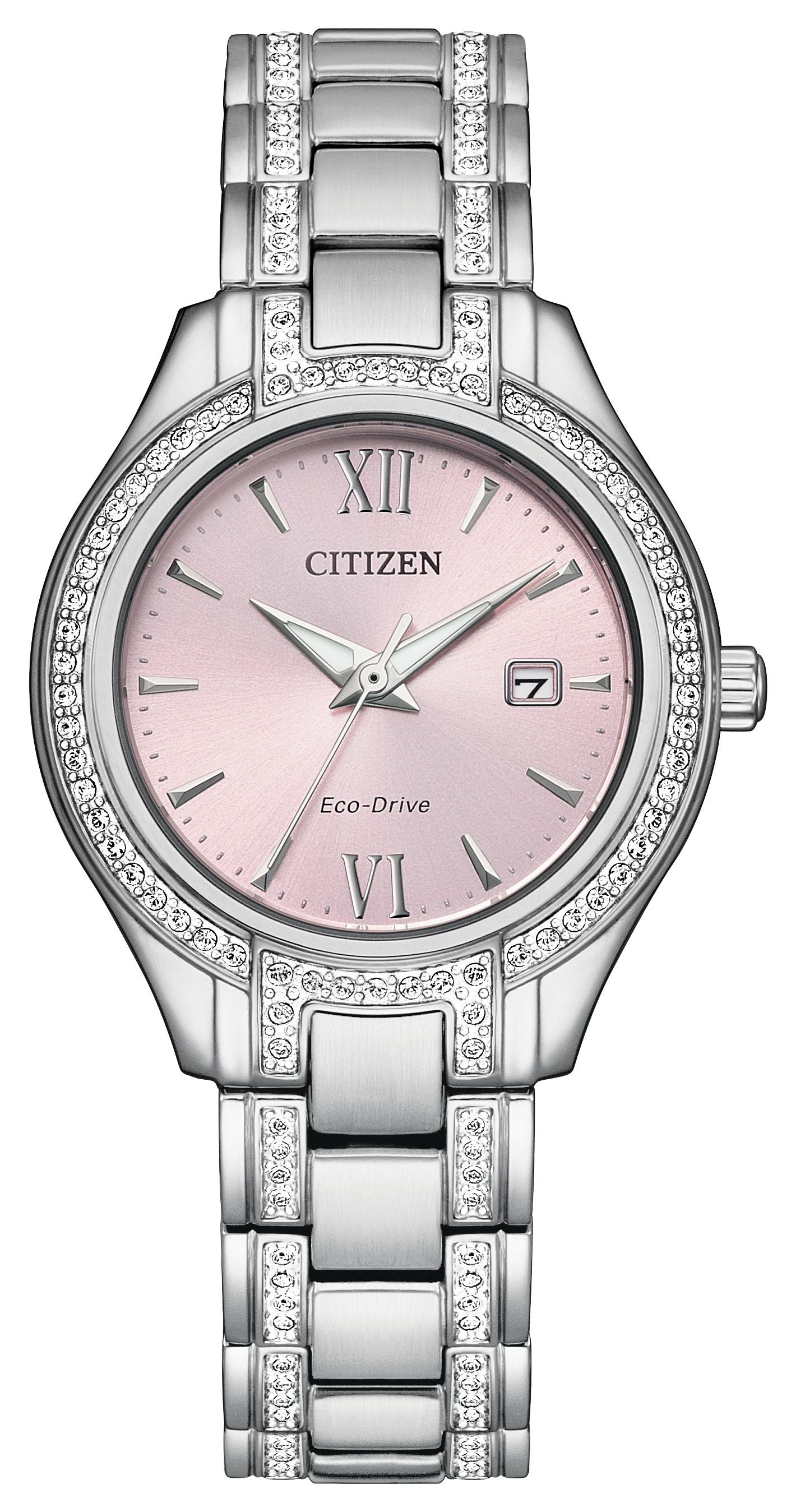 Ladies Silhouette Crystal Citizen Watch