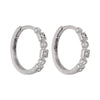 14KT WHITE GOLD DIAMOND (1/8CTW) EARRING