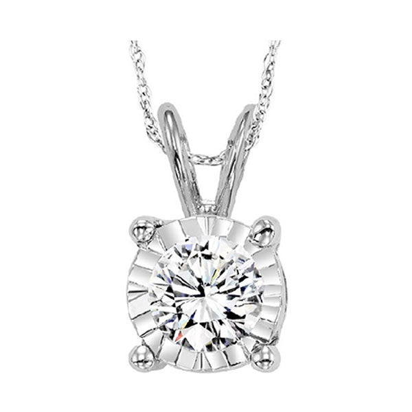 14KT WHITE GOLD DIAMOND (3/4CTW) PENDANT