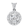14KT WHITE GOLD DIAMOND (3/4CTW) PENDANT