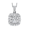 14KT WHITE GOLD DIAMOND (1CTW) PENDANT