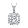 14KT WHITE GOLD DIAMOND (1/3CTW) PENDANT