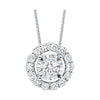 14KT WHITE GOLD DIAMOND (1CTW) PENDANT