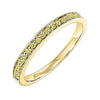 10KT Round Yellow Diamond (1/8CTW) Ring- Available in Rose, Yellow and White Gold