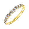 14KT YELLOW GOLD DIAMOND (1/10 CTW) RING