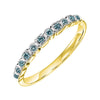 14KT YELLOW GOLD DIAMOND (1/8CTW) RING