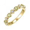 Gemstone and Diamond Stackable Ring