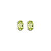 14KT White gold 7/8 Gemstone Stud Earrings