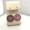 College Spirit "O" Disc Earrings