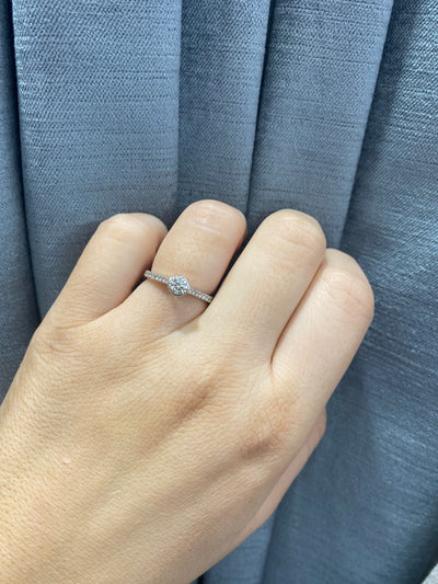 Emily Bezel Engagement Ring
