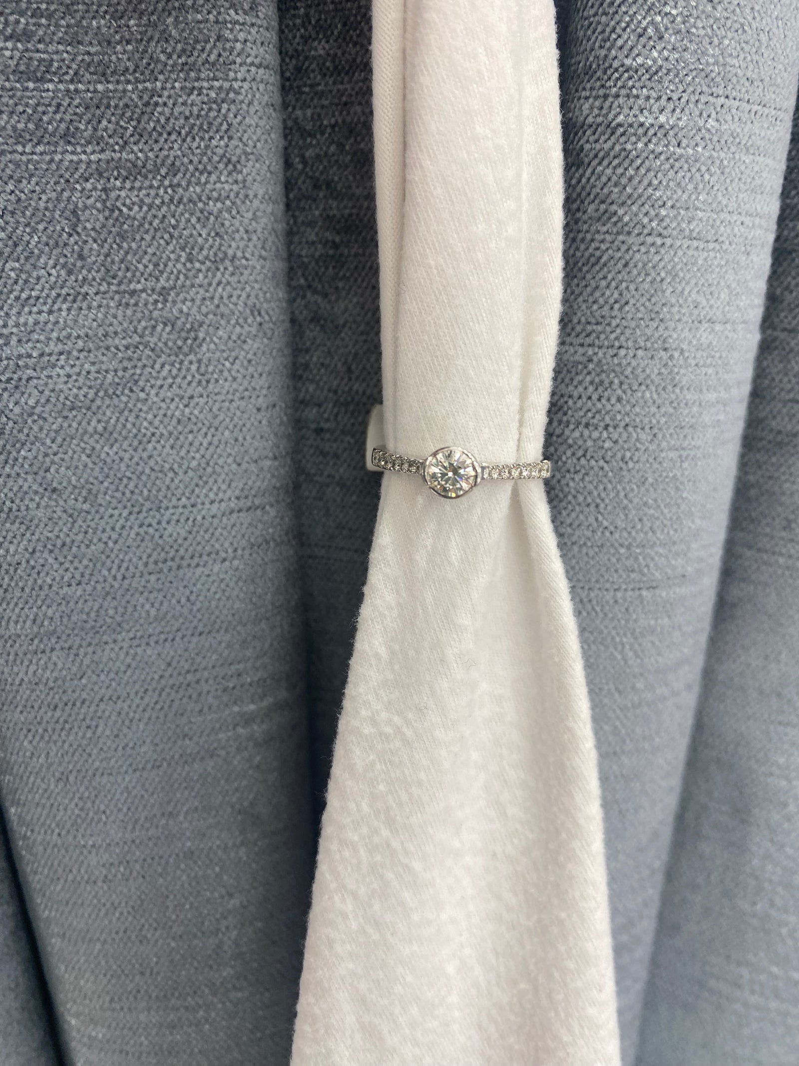 Emily Bezel Engagement Ring