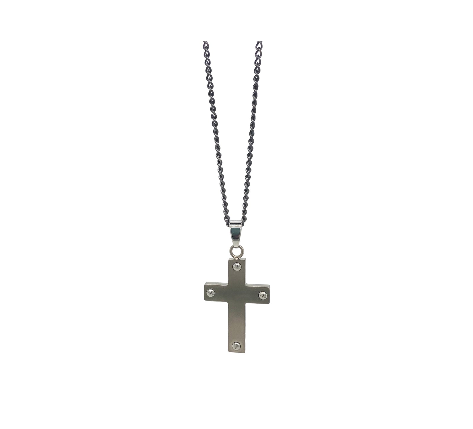 Titanium Cross Necklace