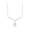 14KT WHITE GOLD DIAMOND (5/8CTW) NECKLACE