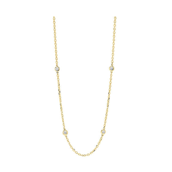 14Kt Yellow Gold Diamond (2Ctw) Necklace