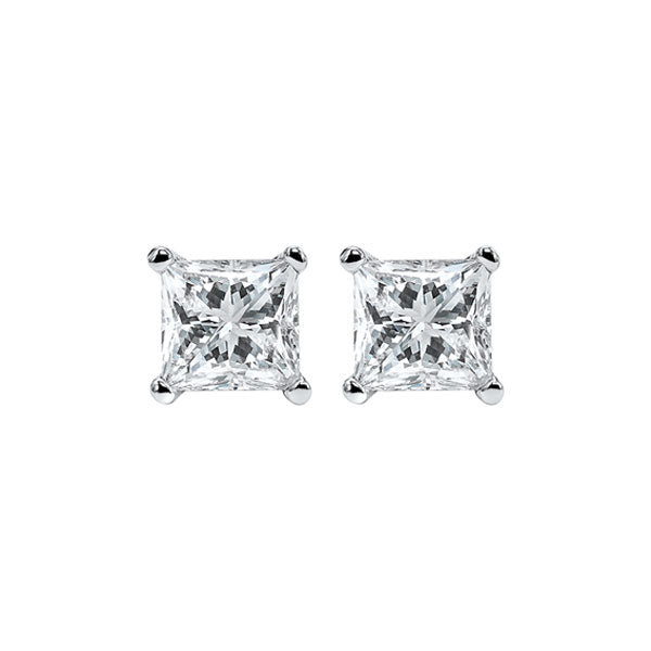 14KT WHITE GOLD DIAMOND (1 1/5CTW) EARRING