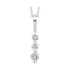14KT WHITE GOLD DIAMOND (1/3CTW) PENDANT
