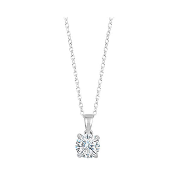14KT WHITE GOLD DIAMOND (1/2CTW) PENDANT