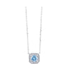 10Kt White Gold Diamond 1/20Ctw Pendant