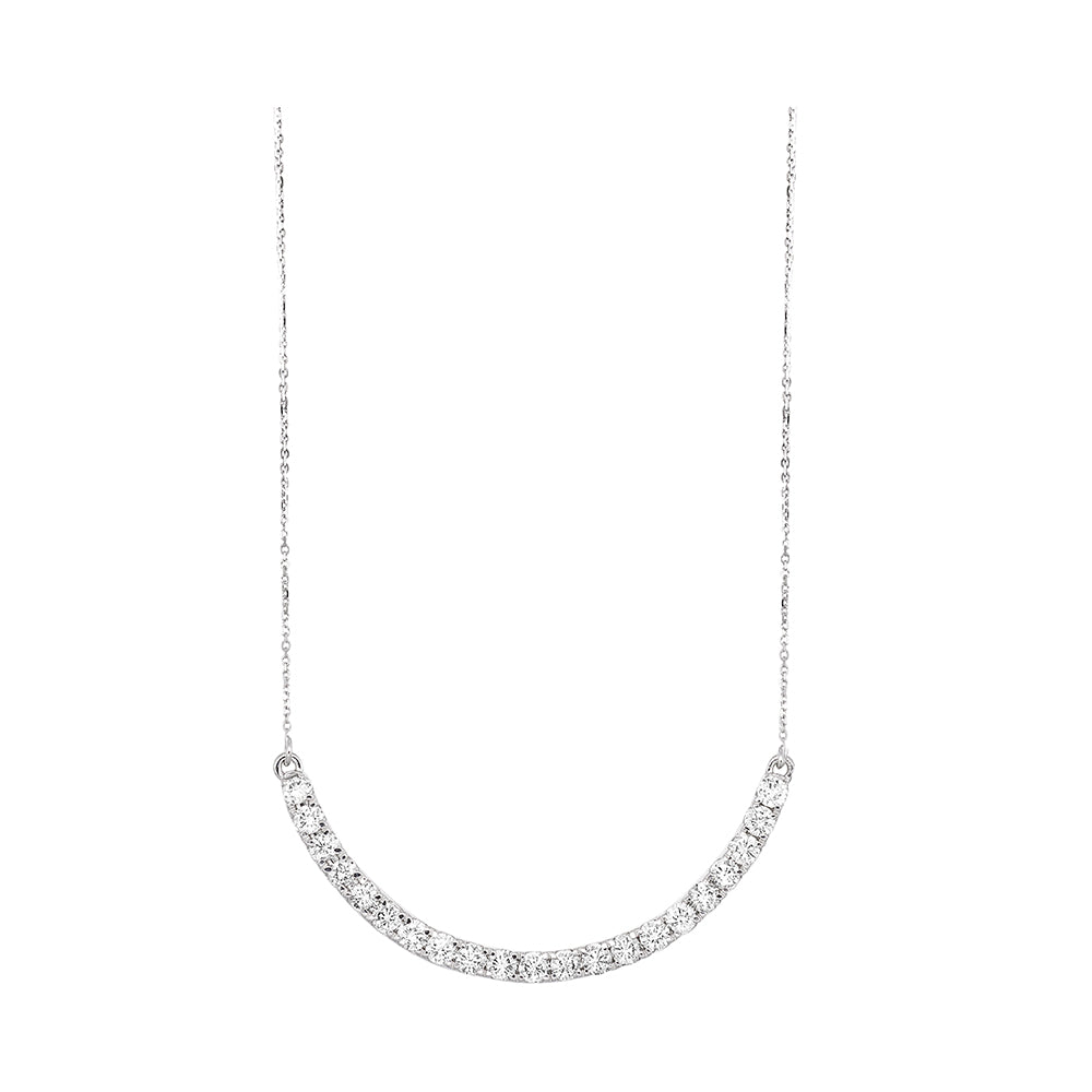 14KT WHITE GOLD DIAMOND (1/2CTW) PENDANT