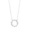 Diamond Wreath Eternity Circle Pendant in 14k White Gold (¼ ctw)