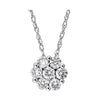 14Kt White Gold Diamond (1/4Ctw) Pendant