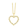 14KT YELLOW GOLD DIAMOND (1/8CTW) PENDANT