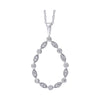 14KT WHITE GOLD DIAMOND (1/8CTW) PENDANT
