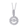 14KT WHITE GOLD DIAMOND (1/3CTW) PENDANT