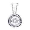 14KT WHITE GOLD DIAMOND (1/3CTW) PENDANT