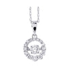 14KT WHITE GOLD DIAMOND (1/3CTW) PENDANT