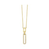 10KT YELLOW GOLD DIAMOND (1/10 CTW) PENDANT