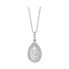 14KT WHITE GOLD DIAMOND (1/2CTW) PENDANT
