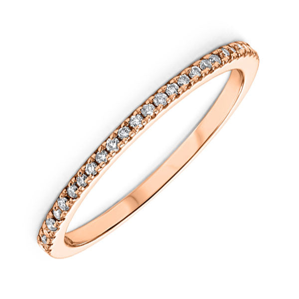 10KT Diamond (1/8CTW) Ring- Available in Rose, Yellow, and White Gold