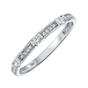 14KT WHITE GOLD DIAMOND (1/6CTW) BAND