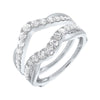 14KT Diamond(1CTW) Ring Enhancer-Available in Rose, Yellow and White