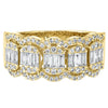 14K Yellow Gold Diamond Ring 3/4 ctw