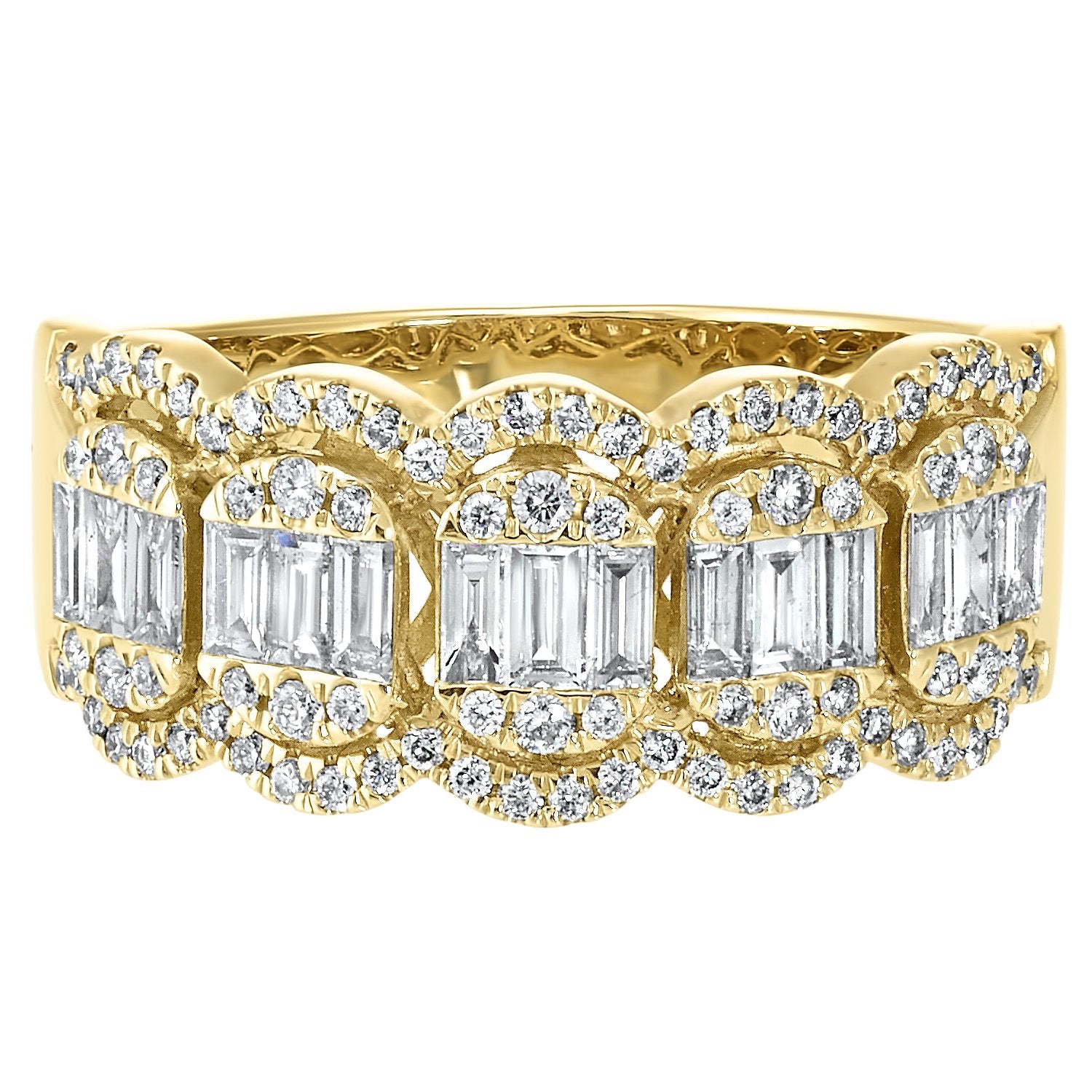 Diamond Infinity Fashion Right Hand Cocktail Ring Ladies 10K White Gold  0.08 Ct. - JFL Diamonds & Timepieces