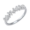 14K Zig Zag Baguette Diamond Ring 1/3 ctw