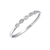 Diamond Mini Stackable Ring In White Gold (0.01ctw)