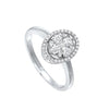 Oval Diamond Halo Ring In 14K White Gold (1/2 Ct. Tw.)