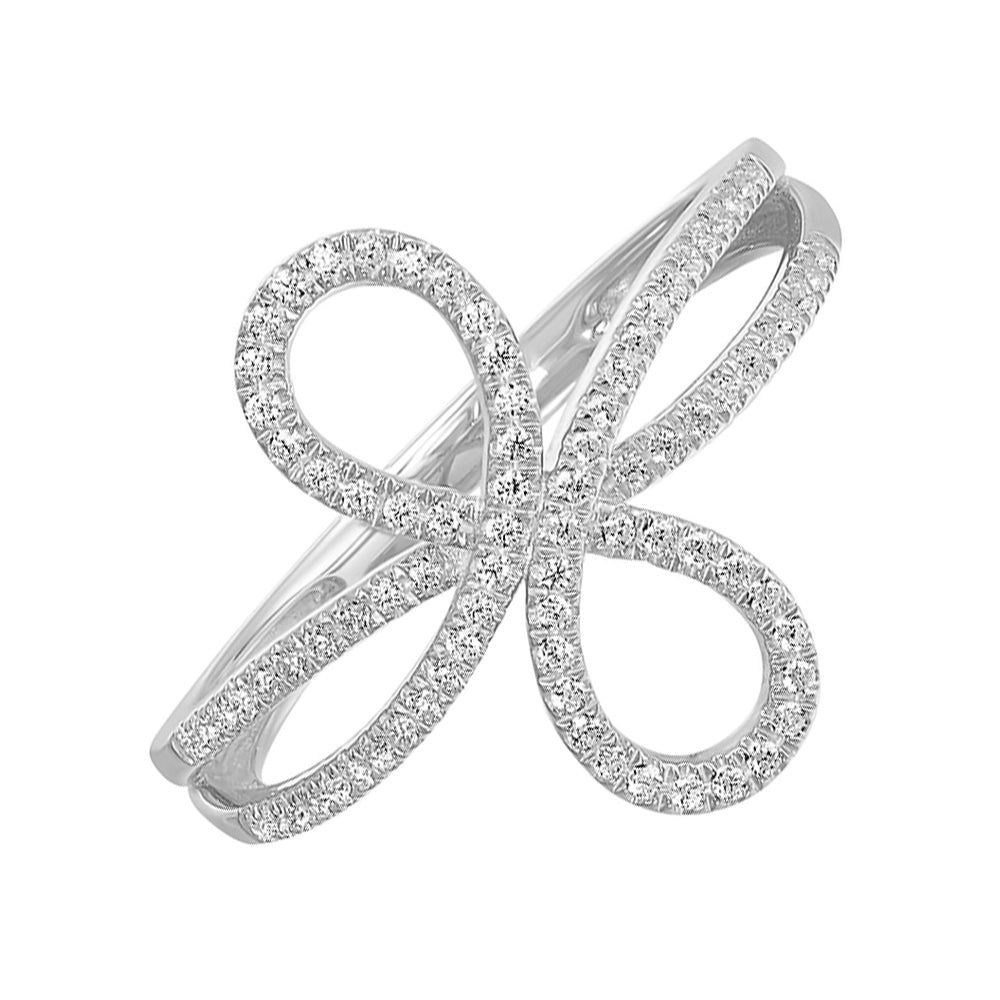 10KT WHITE GOLD DIAMOND (1/5CTW) RING