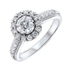 14KT WHITE GOLD DIAMOND(1CTW) RING