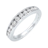 14KT WHITE GOLD DIAMOND(1/4CTW) BAND